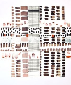 Paper weaving collage artwork No. 02 (2021)
