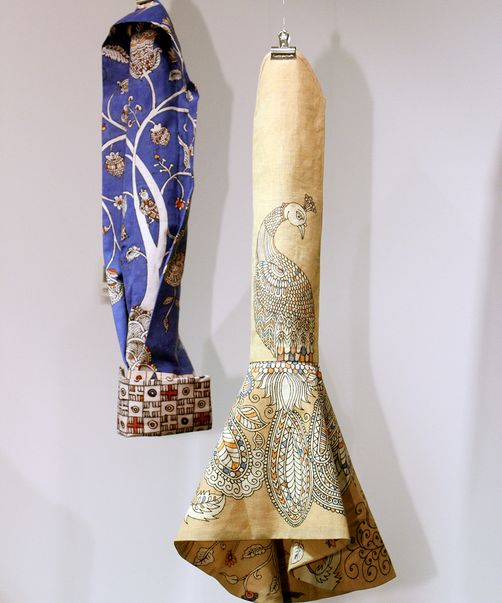 Hand Painted Museum Textiles by Studio Bhatt and Kirit Chitara